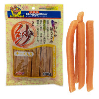 DoggyMan Soft Chicken Strip Cheese ДОГГИМЕН КУРИНЫЕ ПАЛОЧКИ С СЫРОМ лакомство для собак 0.18 кг.