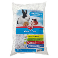 Kaytee Clean&Cozy White КЕЙТІ КЛІН&КОЗІ БІЛИЙ підстилка з целюлози для гризунів , пакунок 300 г см.