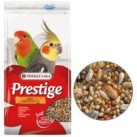 Versele-Laga Prestige Big Parakeet ВЕРСЕЛЕ-ЛАГА ПРЕСТИЖ СЕРЕДНІЙ ПАПУГА зернова суміш з горіхами, корм для середніх папуг , 1 кг., см.