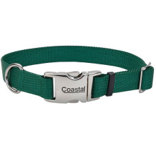 Coastal Metal Buckle КОСТАЛ ТИТАН БАКЛ нашийник для собак, 2.5х46-66см , Хакі см.