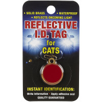 Coastal ID Tag КОСТАЛ БРЕЛОК светоотражающий для адреса ошейника для кошек