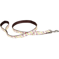 Coastal Pet Attire Ribbon КОСТАЛ РИББОН поводок для собак, 1.6смХ1.2м, Цветы роз см., 1,6см х 1,2м см.
