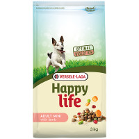 Happy Life Adult Mini with Lamb ХЕППИ ЛАЙФ МИНИ ЯГНЯ сухой премиум корм для собак мини и малых пород, 3 кг.
