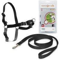 Premier ЛЕГКА ПРОГУЛЯНКА (Easy Walk) антиривок шлія для собак , L см., Чорний см.