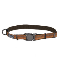 Coastal K9 Explorer Collar КОСТАЛ К9 ЭКСПЛОРЕР световозвращающий ошейник для собак, 2.5х30-46см, Пламя см., 2,5 x 30-46 см см.