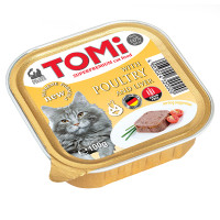 TOMi Poultry Liver ТОМ ПТИЦ ПЕЧЕНЬ консервы для кошек, паштет , 0.1 кг.
