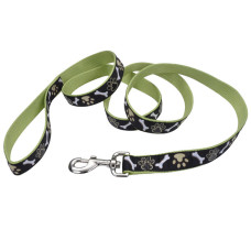 Coastal Pet Attire Ribbon КОСТАЛ РІББОН повідець для собак, 2.5смХ1.8м , Коричневі лапки см., 2,5см х 1,8м см.