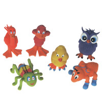 Flamingo Landanimal ФЛАМИНГО латексная игрушка с пищалкой для собак, в ассортименте, 10х9,5х10,5 см см.