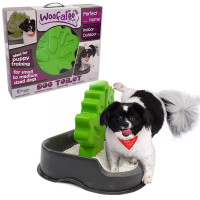 Woofaloo Dog Toilet ВУФАЛУ ТУАЛЕТ З ДЕРЕВОМ СТОВПЧИКОМ для кобелів собак малих та середніх порід , 36х55х45,5 см см.