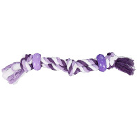 Flamingo Cotton Rope Rubber ФЛАМИНГО КОТОН РОУП РАБЕР канат с 2 кольцами и узлами игрушка для собак