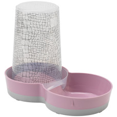 Moderna Tasty Jumbo WildLife МОДЕРНА ДЖУМБО ДИКИЙ СВІТ автогодівниця автопоїлка для собак, 3.75л , Рожевий см., 3.75 л., 37,4х20,7х28,7 см см.