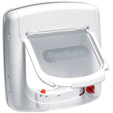 PetSafe Staywell ПЕТСЕЙФ СТЕЙВЕЛ ПРОГРАМ дверцята для котів до 7кг, з програмованим ключем , Білий см., 500EF см.