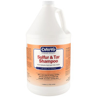 Davis Sulfur & Tar Shampoo ДЕВІС СУЛЬФУР TАР шампунь з сіркою та дьогтем для собак , 3.8 л.