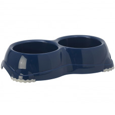 Moderna Double Smarty Bowl Medium МОДЕРНА СМАРТІ подвійна миска для собак, 2х645мл , Чорничний см., 0.65 л., d-14 см см.