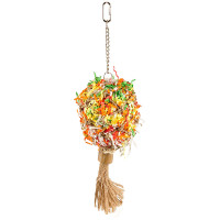 Flamingo Papyr Parakeet Toy Bouquet ФЛАМИНГО БУКЕТ игрушка для попугаев, 9х8х36 см см.