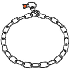 Sprenger Collar Medium Link СПРЕНГЕР НАШИЙНИК для собак, середня ланка 3мм, воронована нержавіюча сталь , 3 мм, 60 см см., Воронована сталь см.