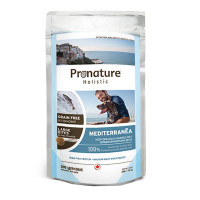 Pronature Holistic Dog Mediterranea Large Bites ПРОНАТЮР ХОЛІСТИК МЕДІТЕРАНЕА ЛОСОСЬ З В’ЯЛЕНИМИ ТОМАТАМИ беззерновий холістик корм для собак середніх та великих порід , 0.34 кг., Пакунок см.