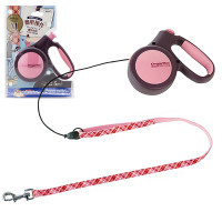 DoggyMan Retractable Lead Trad Style M ДОГГІМЕН ДОГГІ ВОЛКЕР повідець рулетка для собак до 20кг, трос 5м , Шоколадний см., M, для собак до 20 кг см., трос 5 м см.