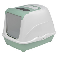 Moderna Flip Cat МОДЕРНА ФЛИП КЕТ закритий туалет з відкидною кришкою для котів, 50х39х37см , Cвітло зелений см., 50(Д) х 39(Ш) х 37(В) см см.