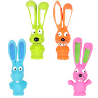 Flamingo Teeta Donkey Dog Fox Rabbit ФЛАМИНГО ТИТА ОСЛЮК СОБАКА ЛИСА КРОЛИК латексная игрушка с пищалкой для собак , В ассортименте см.
