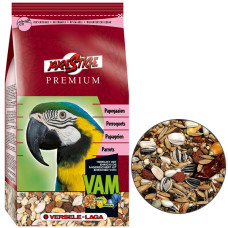 Versele-Laga Prestige Premium Parrots ВЕРСЕЛЕ-ЛАГА ПРЕСТИЖ ПРЕМІУМ ВЕЛИКИЙ ПАПУГА зернова суміш корм для великих папуг , 1 кг.