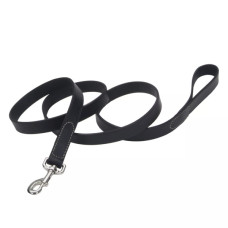 Coastal Circle-T Dog Leash КОСТАЛ СЕРКЛ-Т шкіряний повідець для собак, 2.5смХ1.2м , Чорний см.
