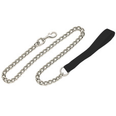 Coastal Titan Chain Dog Leash КОСТАЛ ПОВІДЕЦЬ-ЛАНЦЮЖОК для собак, ланка 3мм , Чорний см., 1см x 1,2м см.