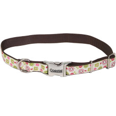 Coastal Pet Attire Ribbon КОСТАЛ РІББОН нашийник для собак, 1.6х46см , Квіти троянд см., 1,6 х 30-46 см см.