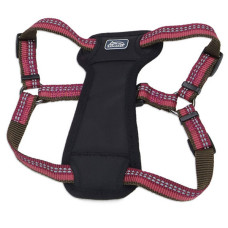 Coastal K9 Explorer Harness КОСТАЛ К9 ЕКСПЛОРЕР світловідбивна шлея з нагрудником для собак 2.3-4.5кг , Малиновий см., 1,6 х 30-45 см см., для собак 2,3-4,5 кг см.