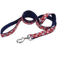 Coastal Pet Attire Ribbon КОСТАЛ РИББОН поводок для собак, 2.5смХ1.8м, Красный с кавычками см., 2,5см х 1,8м см.