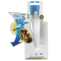 FoOlee Easee Short/Long Pro31 Comb ФОЛІ ІЗІ ШОТ/ЛОНГ ГРЕБІНЕЦЬ для середньої та довгої шерсті, змінна насадка , Білий см., середня 31 зубець см.
