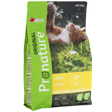 Pronature Original Cat Adult Chicken ПРОНАТЮР ОРІДЖИНАЛ КУРКА сухий корм для котів , 2.27 кг., Пакунок см.