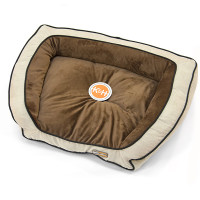 K&amp;H Bolster Couch лежак для собак, кофейный/желто-коричневый см., S см.