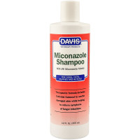 Davis Miconazole Shampoo ДЕВІС МІКОНАЗОЛ шампунь з 2% нітратом міконазолу для собак і котів із захворюваннями шкіри , 0.355 л.