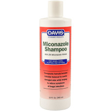 Davis Miconazole Shampoo ДЕВІС МІКОНАЗОЛ шампунь з 2% нітратом міконазолу для собак і котів із захворюваннями шкіри , 0.355 л.