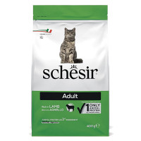 Schesir Cat Adult Lamb ШЕЗІР ДОРОСЛИЙ ЯГНЯ сухий монопротеїновий корм для котів , 0.4 кг.