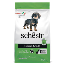 Schesir Dog Small Adult Lamb ШЕЗІР ДОРОСЛИЙ МАЛИХ ЯГНЯ сухий монопротеїновий корм для собак малих порід , 2 кг., Пакунок см.