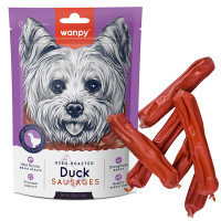 Wanpy Duck Sausages ВАНПІ СОСИСКИ З КАЧКОЮ ласощі для собак , 0.1 кг., Качка кг.