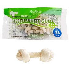 Petz Route Teeth White Gum ПЕТС РУТ КІСТКА ДЛЯ ЧИЩЕННЯ ЗУБІВ жувальні ласощі для собак , SS кг., 5 шт. х 88 г см.