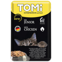 TOMi Superpremium Junior ТОМІ ДЛЯ КОШЕНЯТ консерви для кошенят, вологий корм, пауч 100г , 0.1 кг.