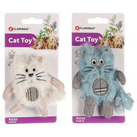 Flamingo Rizzo Cat ФЛАМИНГО РИЦО КОТ шуршащая игрушка с кошачьей мятой для кошек , В ассортименте см.