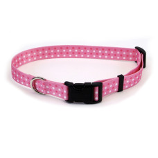 Coastal Pet Attire Styles КОСТАЛ СТАЙЛС нашийник для собак, 2х35-50см , рожева точка см.