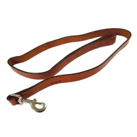 Coastal Circle-T Dog Leash КОСТАЛ СЕРКЛ-Т кожаный поводок для собак, 2.5смХ1.2м, Каштановый см.