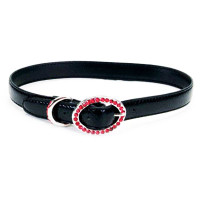 Coastal TOO! Jazzy Jewel КОСТАЛ кожаный ошейник для собак, Черный см., 2x55 см см. Jazzy Jewel