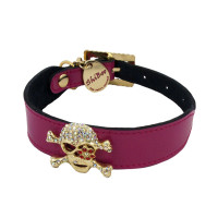 Candy Pink Shiboo ПІРАТ-25 (Pirate-25), срібло, нашийник для собак , Рожевий см., 35 см/2,5 см см.