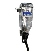 Savic ПЛЯШКА (Glass Bottle) з кріпленням в клітку , 0.473 л.