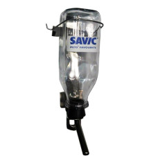 Savic ПЛЯШКА (Glass Bottle) з кріпленням в клітку , 0.473 л.
