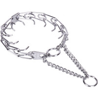 Sprenger Ultra-Plus Training Collar СПРЕНГЕР УЛЬТРА-ПЛЮС ПАРФОРС строгий нашийник-мартінгал для собак, нержавіюча сталь , 4 мм, 64 см см., Неіржавна сталь см.