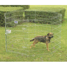 Savic Dog Park САВІК ДОГ ПАРК вольєр для цуценят , 8 панелей: 61(Ш) х 91(В) см см., Цинк см.