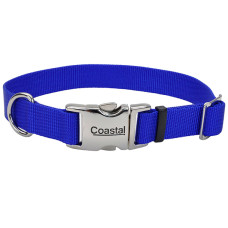 Coastal Metal Buckle КОСТАЛ ТИТАН БАКЛ нашийник для собак, 2.5х46-66см , Cиній см.